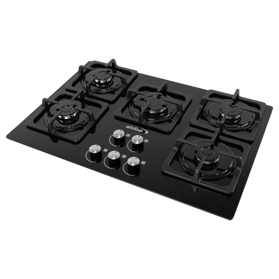 Artesano Iron Works 30" Black Natural Gas 5 Burner Cooktop CG-501-V5S