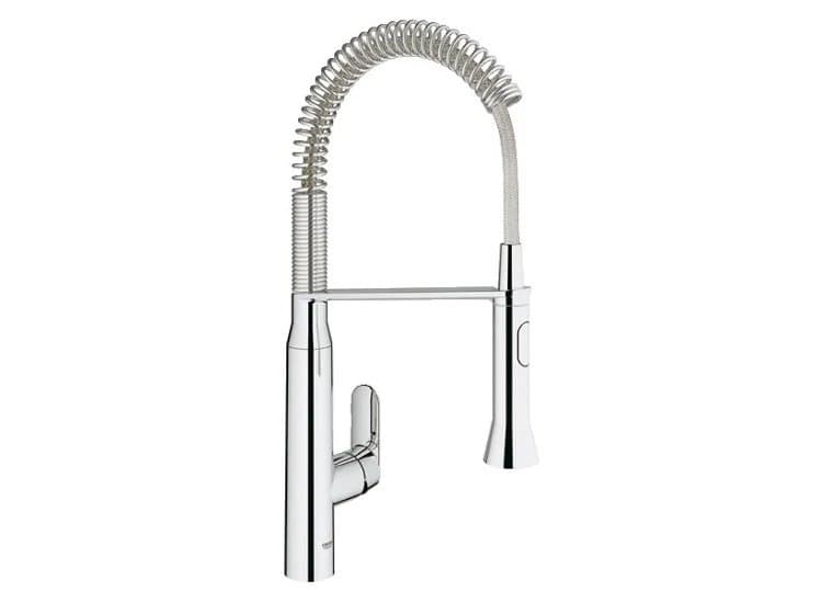 GROHE K7 Medium StarLight Chrome Semi-Pro Kitchen Faucet