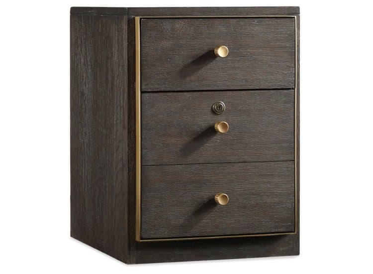 Hooker Furniture Curata Dark Mobile File Cabinet