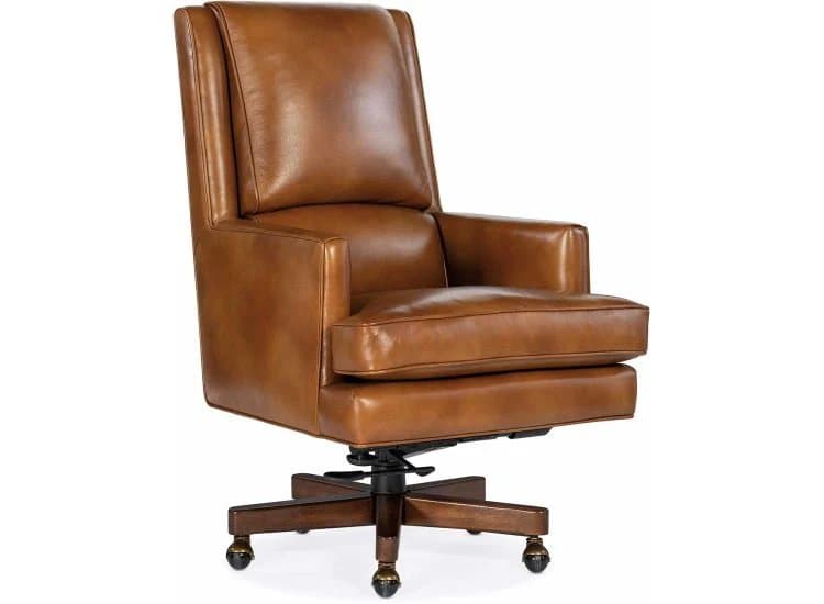 Hooker Furniture Home Office Wright Leather Executive Swivel Tilt Chair