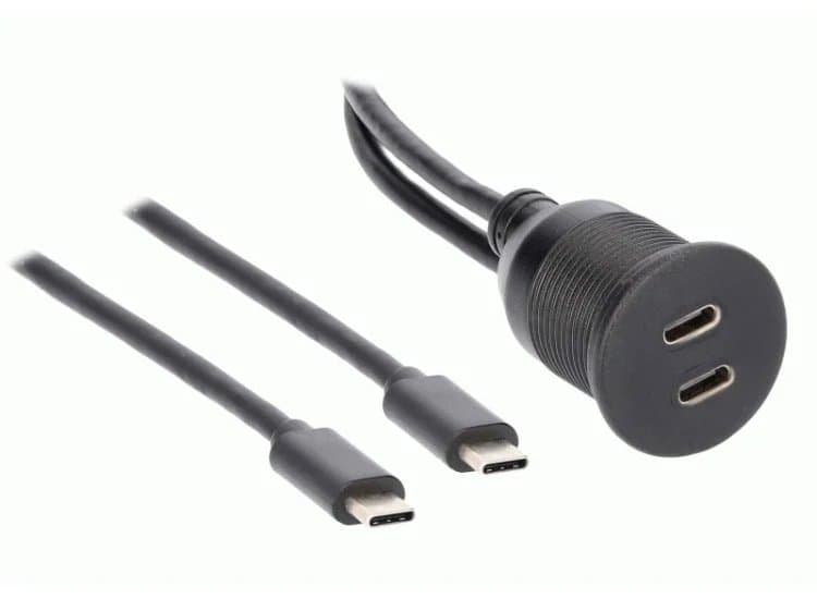 Metra Dual USB-C Charge & Data Flush Mount-IBR113