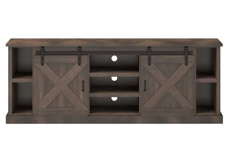 Legends Furniture Farmhouse 85" TV Stand, Barnwood