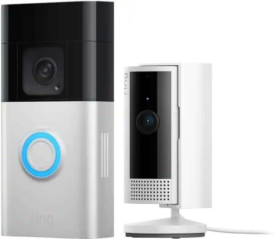 Essential Security Set with Battery Doorbell Plus and Indoor Cam