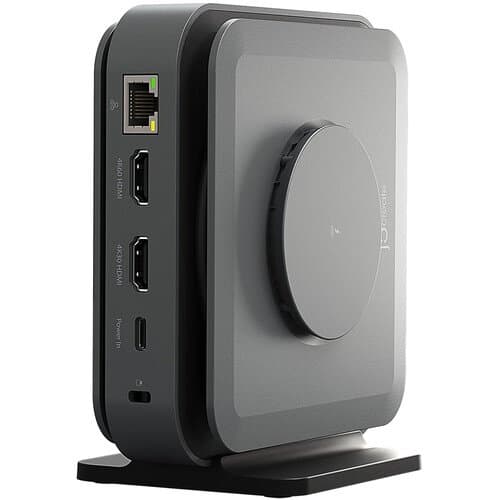 j5create 12-in-1 USB-C Dock with Dual 4K HDMI and 140W GaN Power Adapter