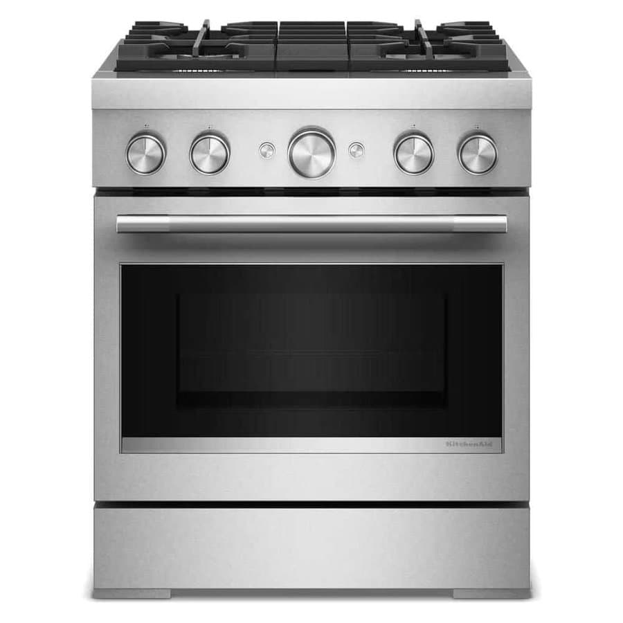 KitchenAid 30" Dual Fuel Range Stainless Steel