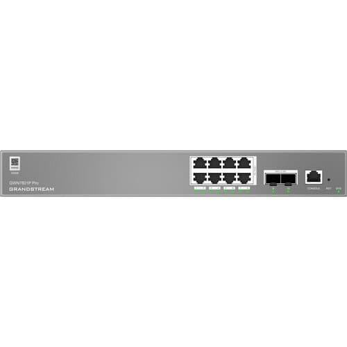 Grandstream GWN7801P Pro 8-Port Gigabit PoE+ Compliant Managed Network Switch