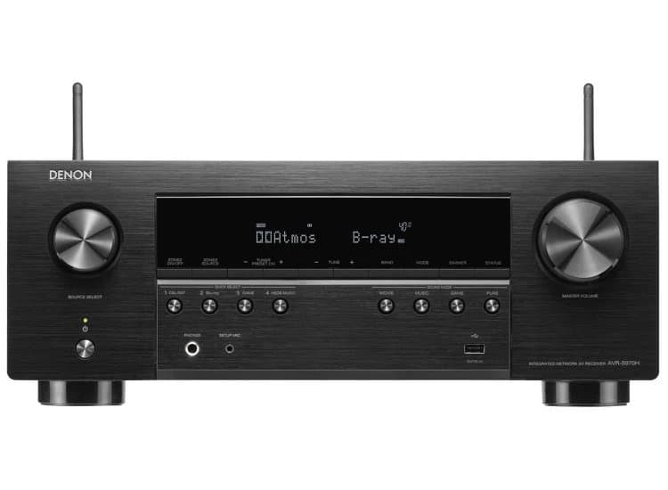 Denon Black 7.2-Channel 8K A/V Receiver