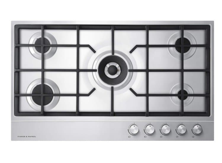 Fisher & Paykel 36" Gas Cooktop Stainless Steel