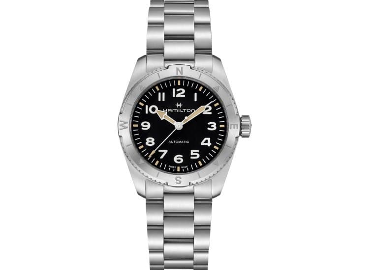 Hamilton Khaki Field Expedition Auto 37mm Watch with Black Dial and SS Bracelet