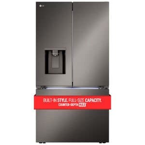 LG 26 Cu. Ft. Counter-Depth French Door Refrigerator 36-Inch Wide ADA in PrintProof Black Stainless Steel - LRYXC2606D