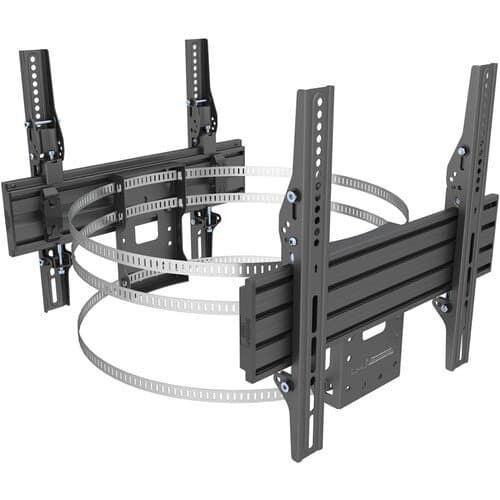 Mount-It! PRO MI-20812 Dual-Screen Column Mount for 32 to 65" Displays