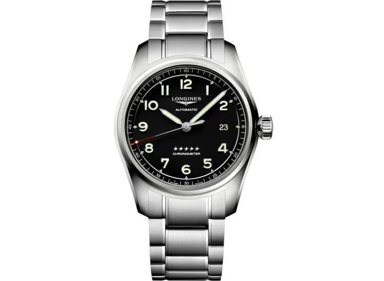 Longines Spirit Watch 40mm with Black Dial