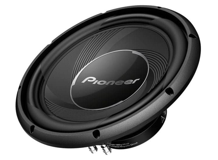 Pioneer 10-inch 1200W Shallow-mount Component Subwoofer