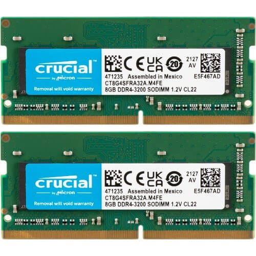 Crucial 16GB 16GB 2 x 8GB