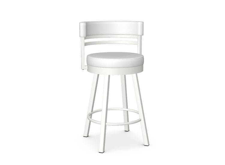 Amisco Ronny Blizzard/Pure Swivel Counter Stool