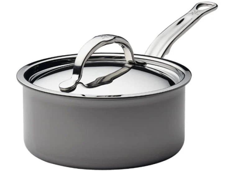 Hestan Nanobond 1.5 Qt Stainless Steel Covered Saucepan