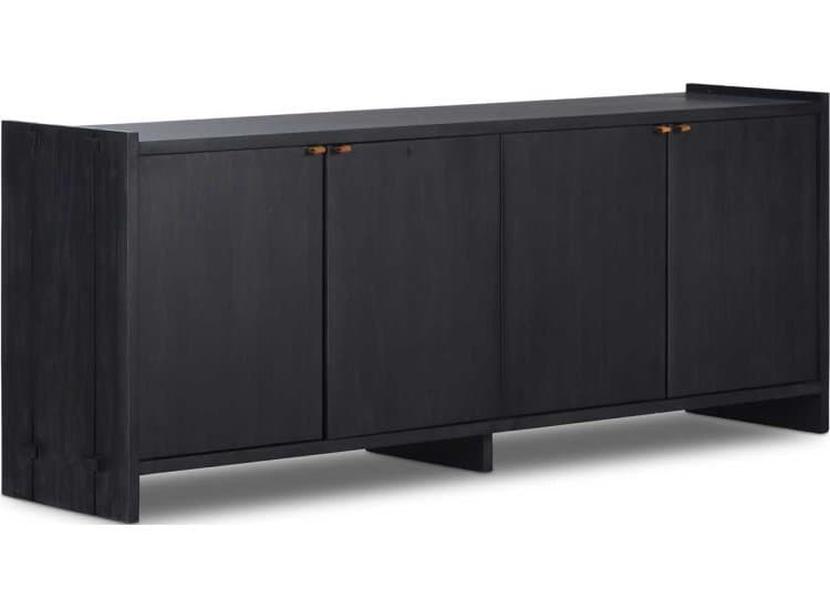 Four Hands Etro Sideboard, Black Wash Poplar