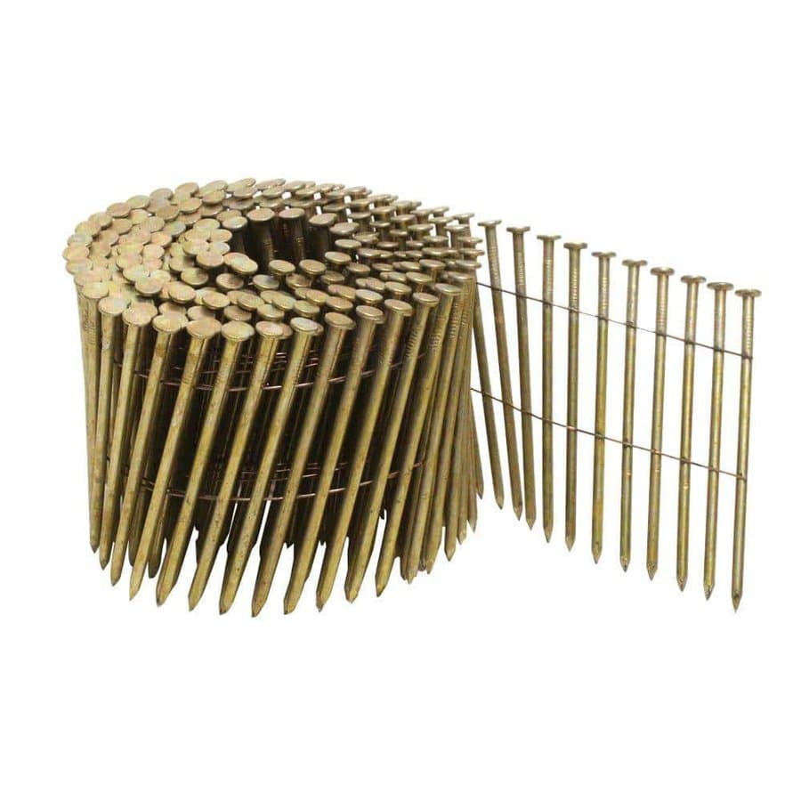 3-1/4 in. x 0.120 in. Galvanized Metal Coil Nails 2700 per Box
