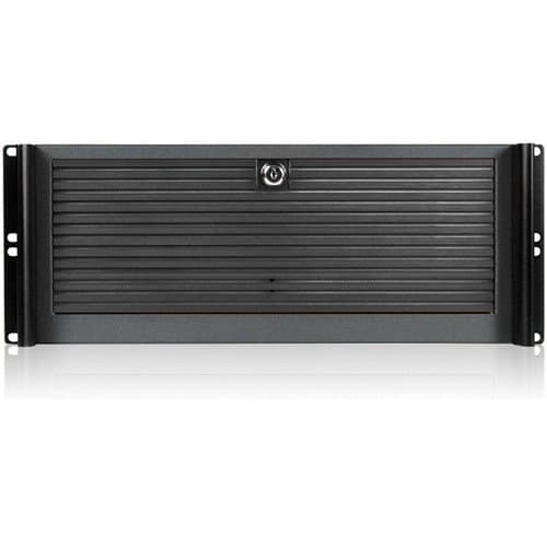 iStarUSA D-416-B10SA 4U Compact Stylish Rackmount Chassis for 10 x 3.5" Hotswap Drives PS2 PSU (Black)