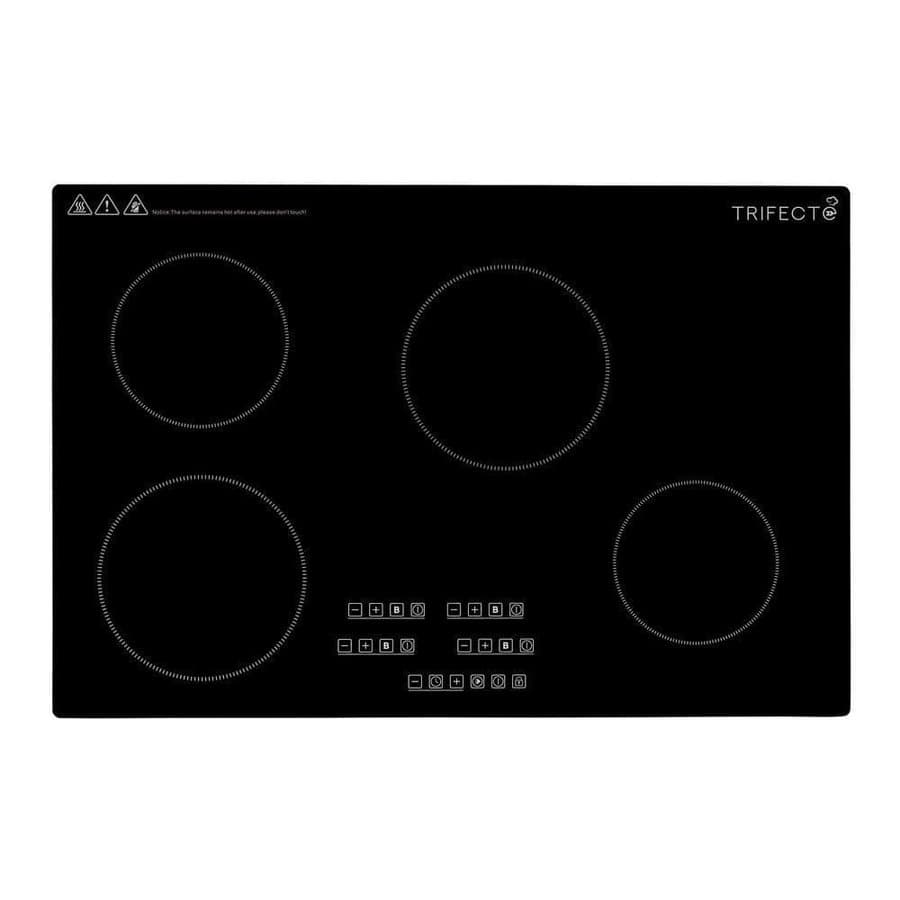 30 in. Induction Cooktop, Black with 4-Elements