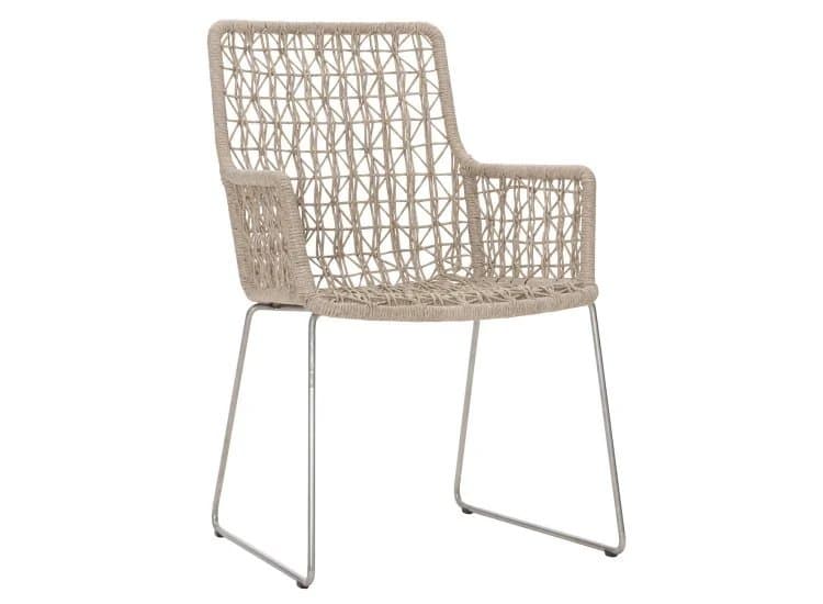 Bernhardt Carmel Outdoor Arm Chair, Hazelnut