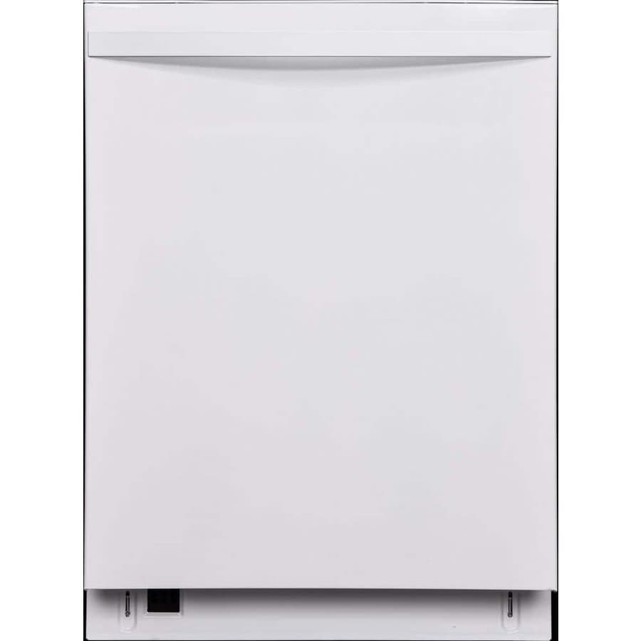 24 in. Top Control Standard Built-In Dishwasher in White with Turbo Dry, Easy Flex 3rd Rack, 8 Cycles, 45 dBA