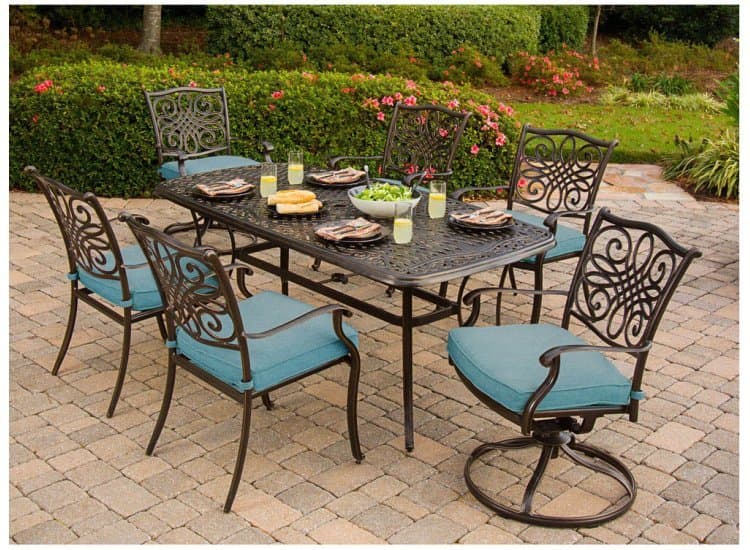 Hanover Traditions 7-Piece Dining Patio Set