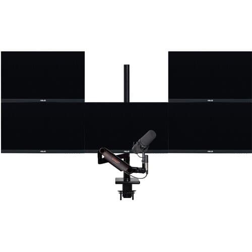 O.C. White ProBoom Ultima Gen 2 LD Five-Monitor and Mic Boom Package for 5 to 15 lb