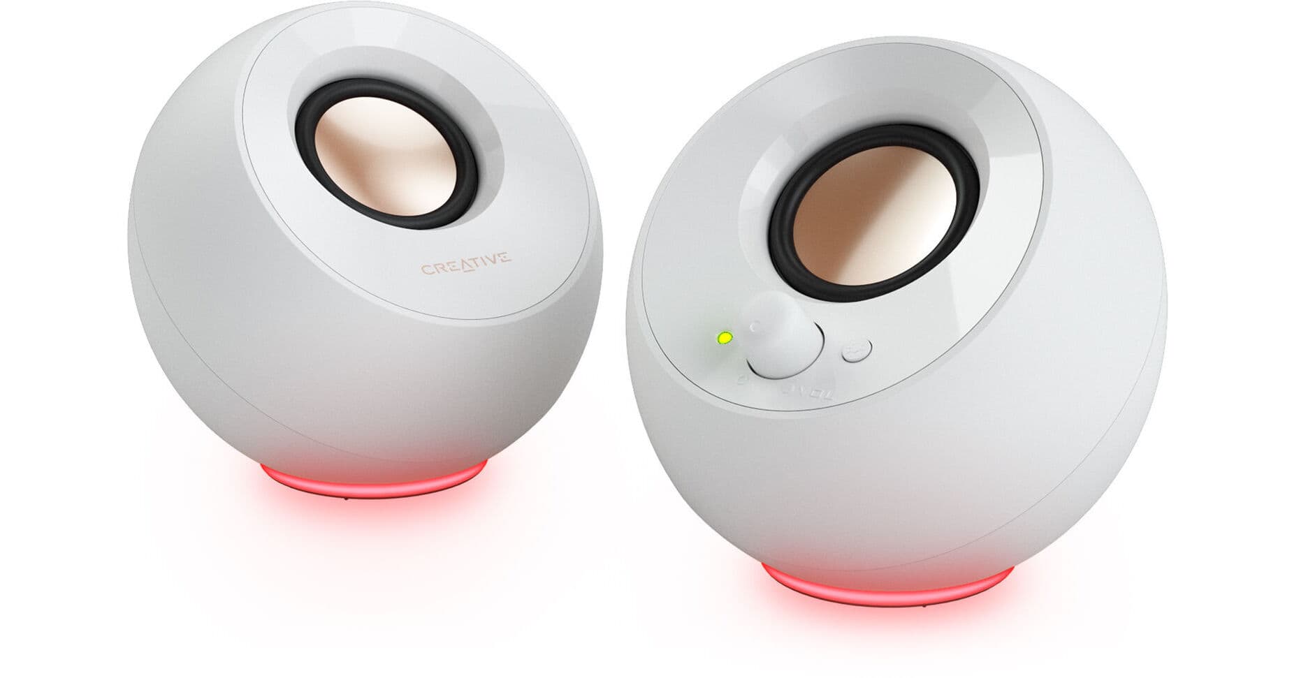 Creative Labs Pebble SE 2.0 Desktop Speakers (White)