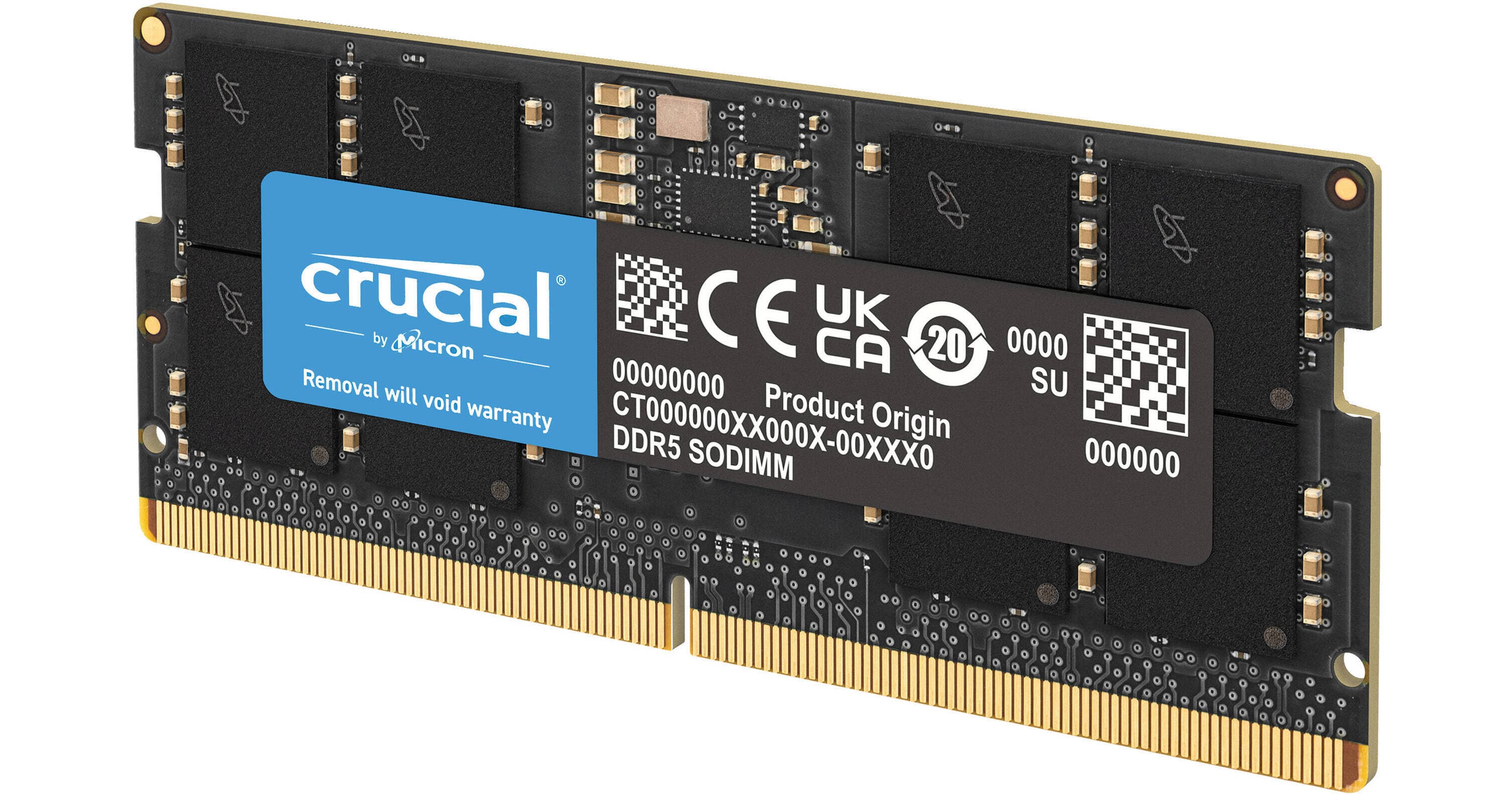 Crucial 12GB DDR5 5600 MHz SO-DIMM Memory Module