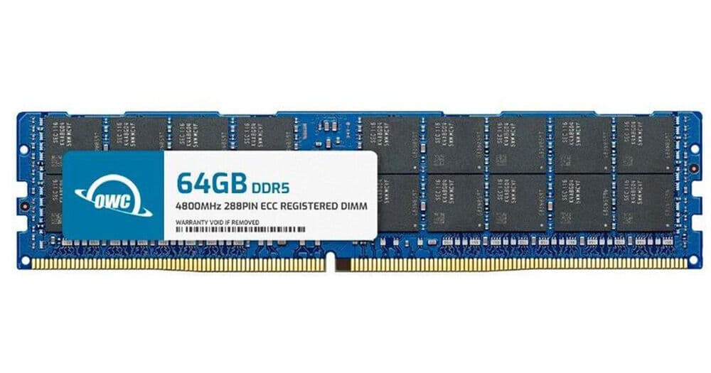 OWC 64GB DDR5 4800 MHz RDIMM Memory Module