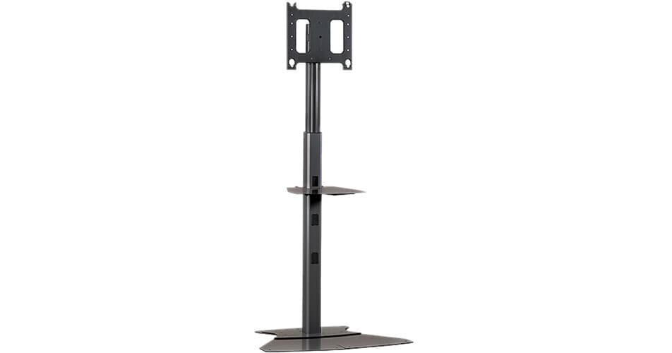 Chief MF1-6000B Flat Panel Floor Stand for Displays up to 50" (Black)