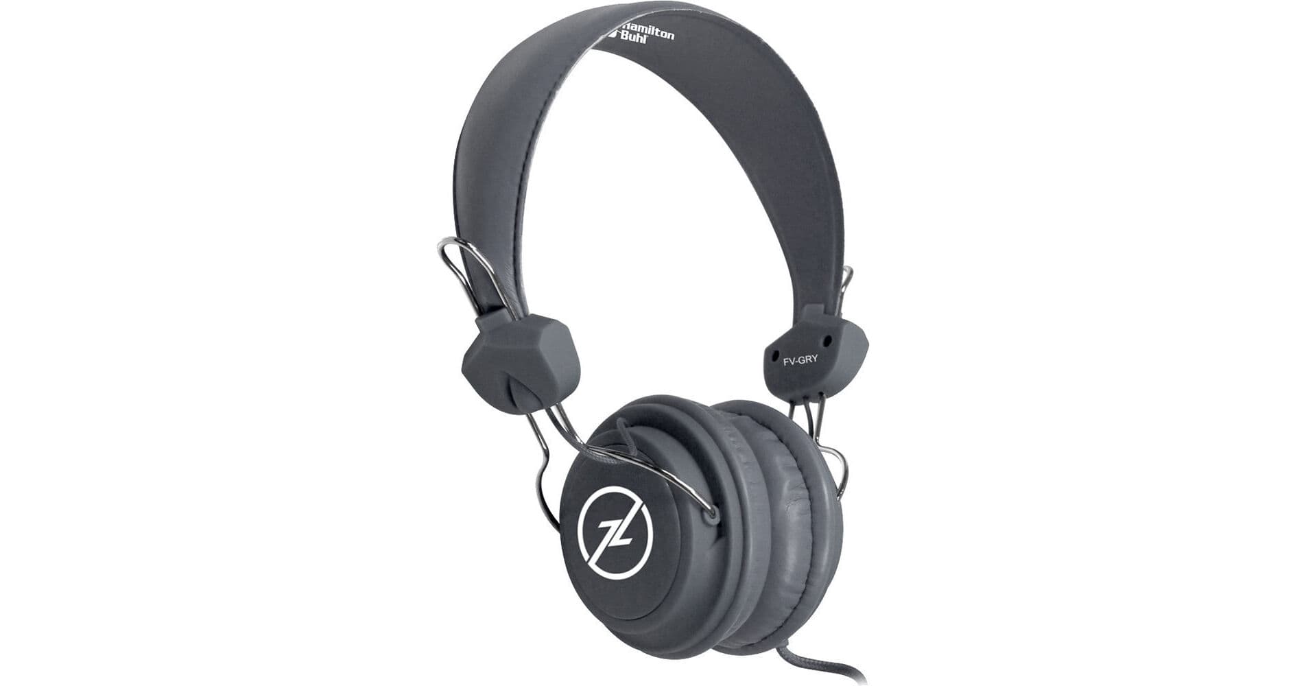 HamiltonBuhl Favoritz TRRS Headset with In-Line Mic for Mobile Devices (Gray)