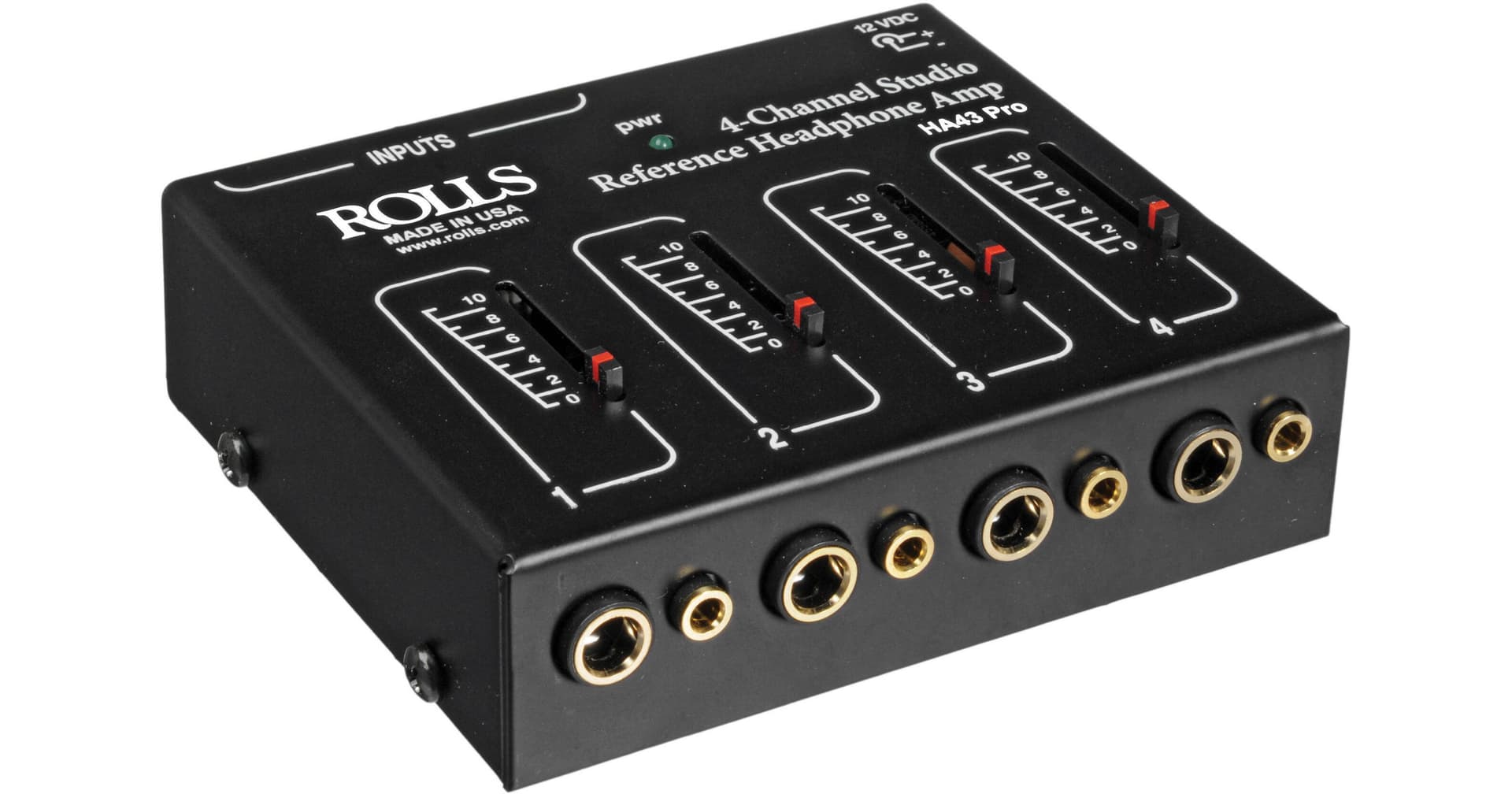 Rolls HA43 Pro Four-Channel Stereo Headphone Amplifier