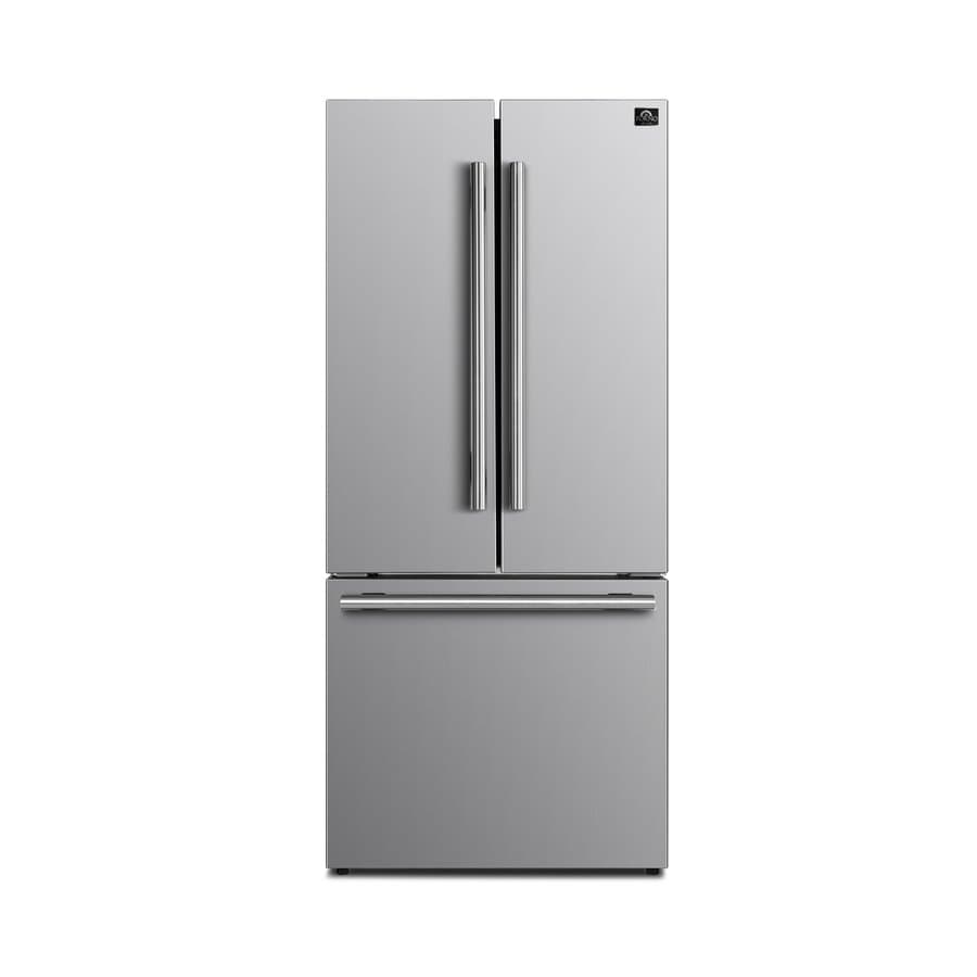 Forno French Door Refrigerators 17.5 Stainless Steel
