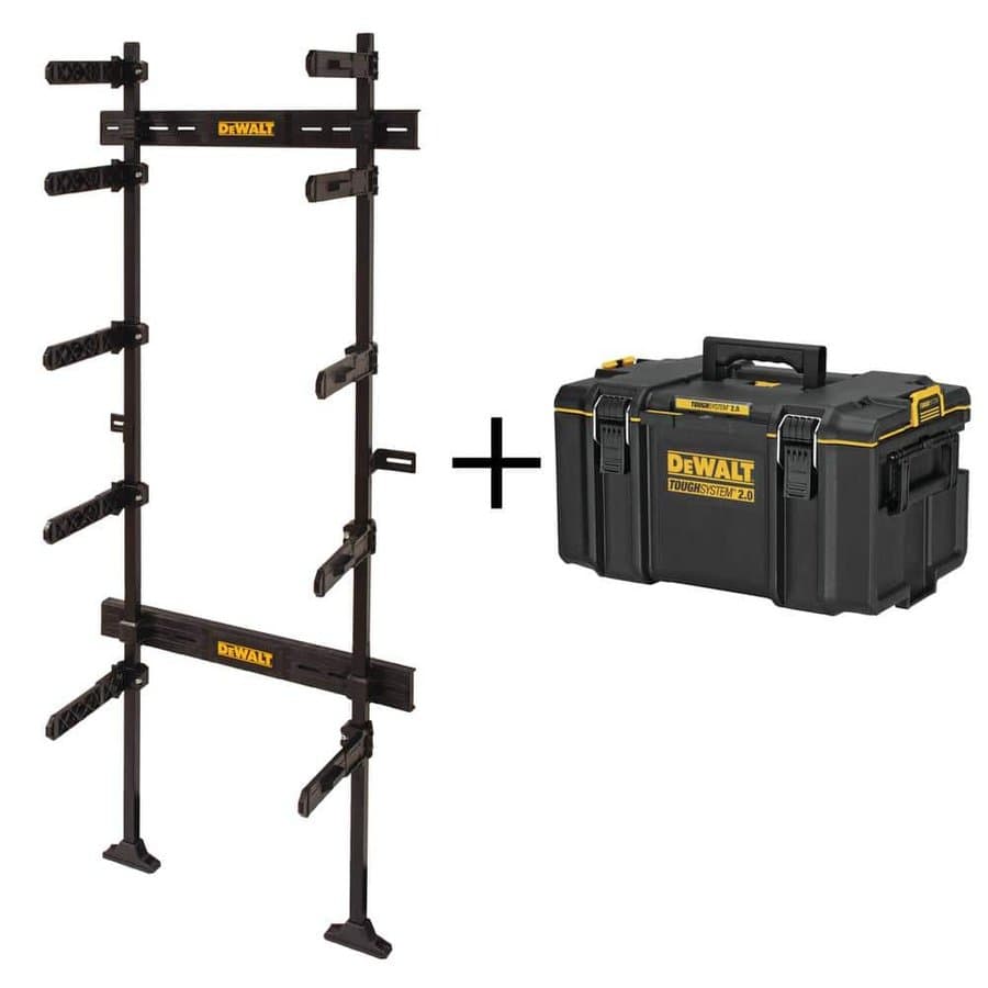 TOUGHSYSTEM 25-1/2 in. Workshop Racking Storage System and TOUGHSYSTEM 2.0 22 in. Medium Tool Box