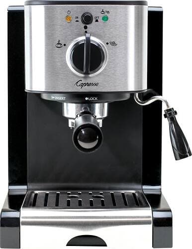 EC100 Espresso Machine with 15 bars of pressure, Milk Frother and Thermoblock heating system