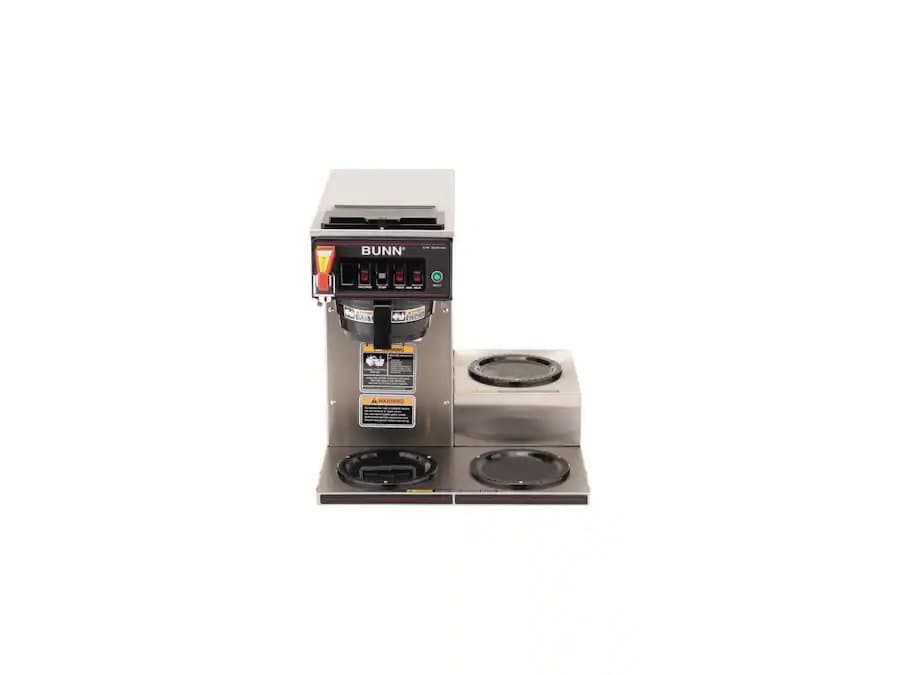 BUNN 12950.0212 CWTF15-3 Automatic Commercial Coffee Brewer with 3 Lower Warmers