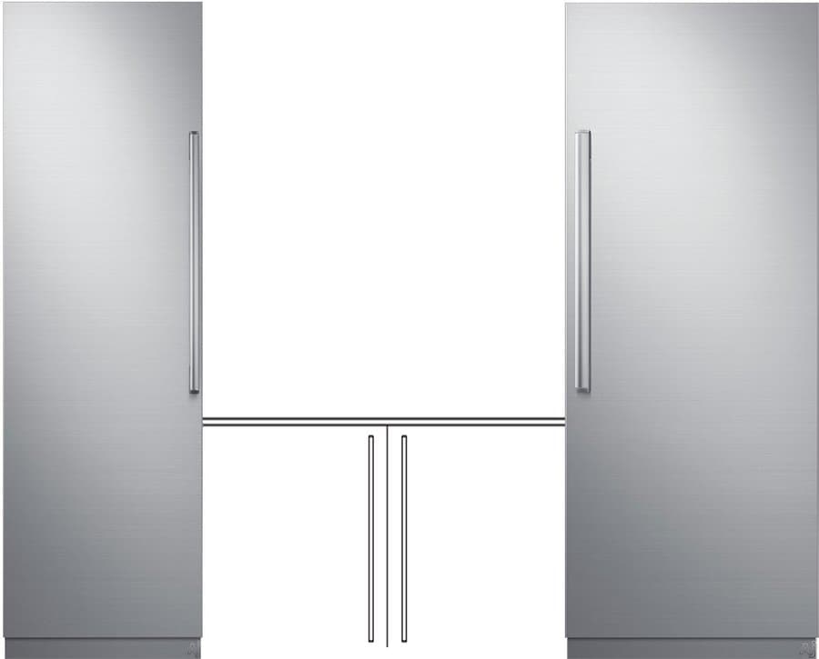 Dacor Refrigerator Contemporary Built-In Column Right Hinge 36" Custom Panel
