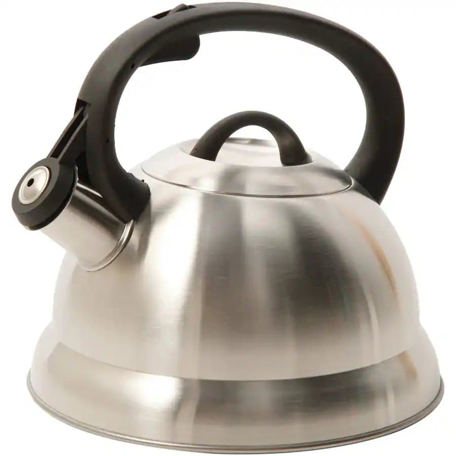 Mr. Coffee Flintshire 1.75 Quart Stainless Steel Whistling Tea Kettle