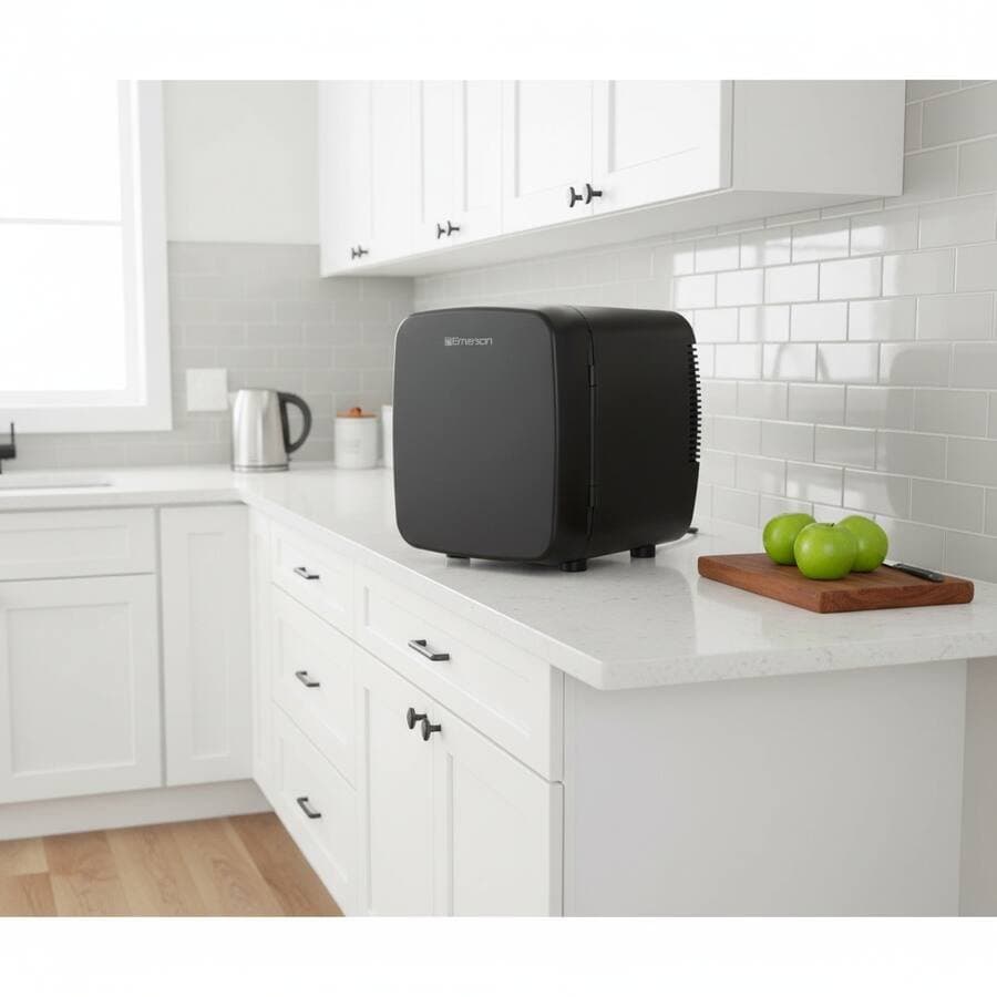 Portable XL Mini Fridge Cooler & Warmer for Car, Travel, Office,Black