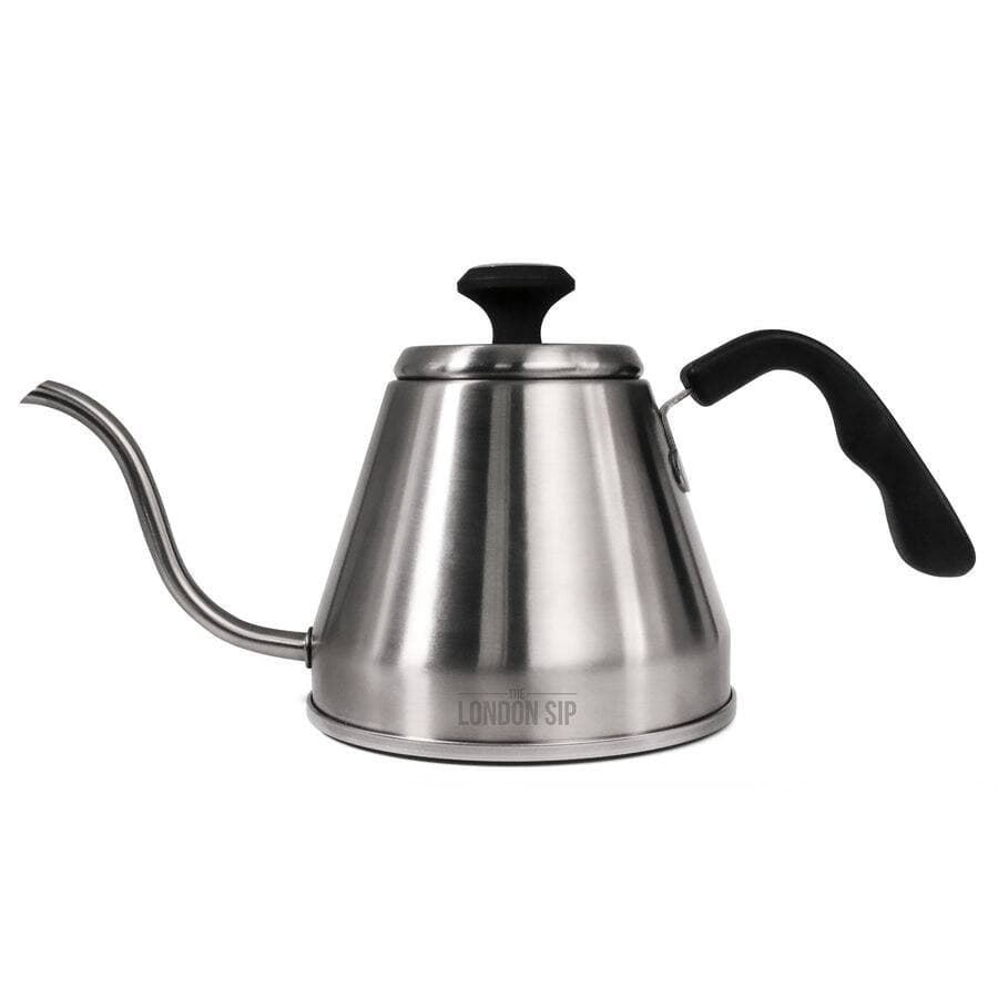 London Sip Stainless Steel Kettle w/ Beverage Thermometer, 1.2L Silver