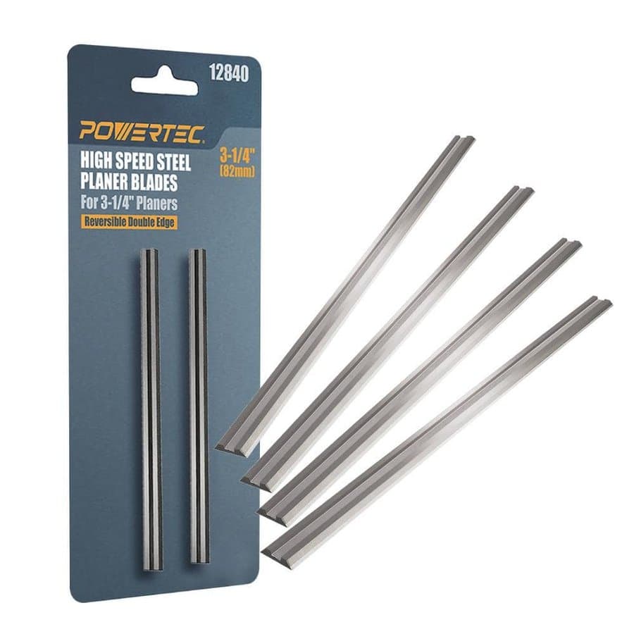 3-1/4 in. High Speed Steel Hand Held Planer Blades for Bosch, Black&Decker, Craftsman, DeWalt, Hitachi, Ryobi (6-Pack)