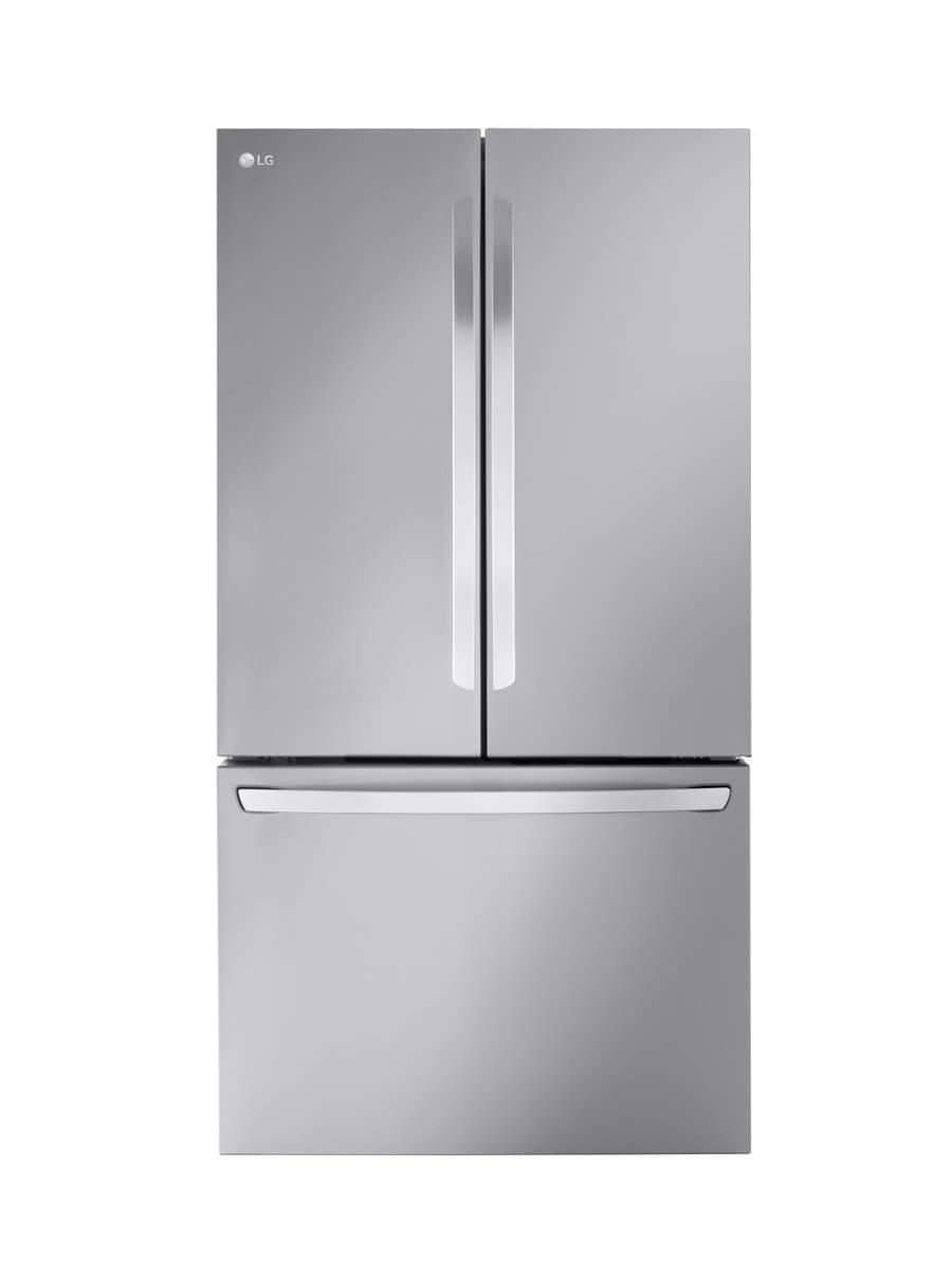 LG 27 Cu. Ft. 3-Door French Door Refrigerator 36-Inch Wide in Stainless Steel - LRFLC2706S