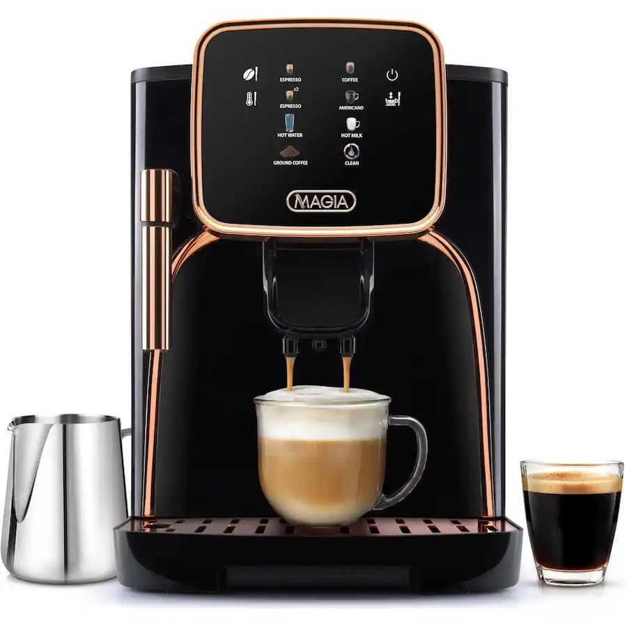Zulay Kitchen Magia Clasica-Fully Automatic Espresso Machine with Grinder