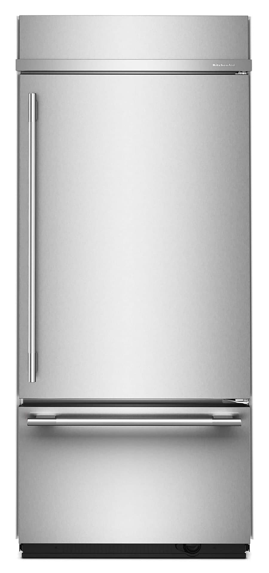 KitchenAid 20.8 Cu. Ft. Bottom Freezer Refrigerator 36" Stainless Steel