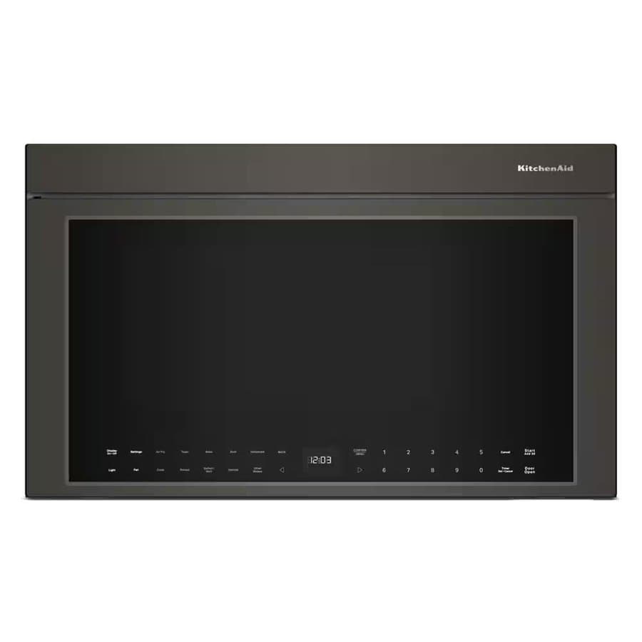 KitchenAid Multifunction Over-the-Range Microwave Oven 30 Inch Wide In Black Ore